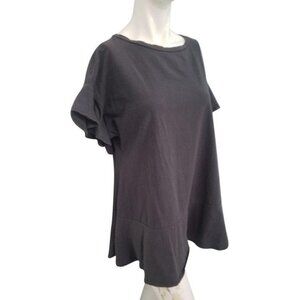 Caralase sz Small Boho Blouse Grey Blue Cotton Blouse Sz Small Womens Classic Be